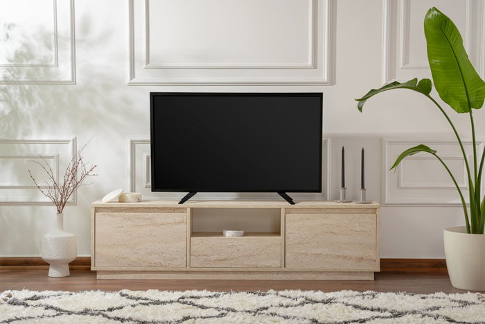 Nordure Vanguard - Soporte de TV Travertino Nordure Vanguard - Soporte de TV Travertino